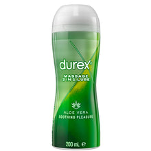 Load image into Gallery viewer, Durex Massage & Personal Lubricant 2-in-1 Aloe Vera Sex Lube 200ml