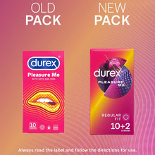 Load image into Gallery viewer, Durex Pleasure Me Latex Condoms 10's + 2 Free