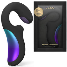 Load image into Gallery viewer, Lelo Enigma Double Sonic Triple Clitoral Stimulator APP Vibrator Black