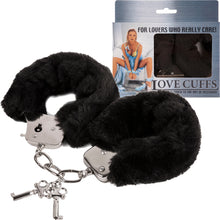 Load image into Gallery viewer, Love Cuffs Fluffy Handcuffs Black