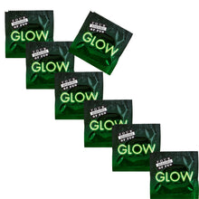 Load image into Gallery viewer, Four Seasons Glow N Dark Condoms Lubricated 53mm 12-300 bulk packs