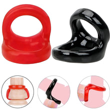 Load image into Gallery viewer, Freeballer Double Loop Cock Ring Balls Cocksling Couples Erection Enhancer