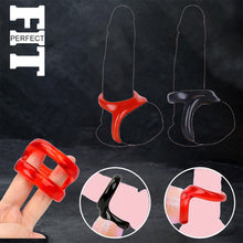 Load image into Gallery viewer, Freeballer Double Loop Cock Ring Balls Cocksling Couples Erection Enhancer