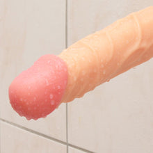 Load image into Gallery viewer, Hoodlum 9" Realistic Dildo Veined Cock Suction Cup Dong Balls Flexible Sex Toy