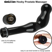 Load image into Gallery viewer, Hooky Vibrating Beaded Prostate Massager Curved Multi Speed Anal Butt Vibrator