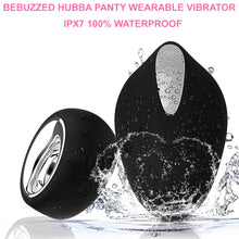 Load image into Gallery viewer, Hubba Wearable Clitoral Stimulator Vibrator Panties Vibrating Panty Black