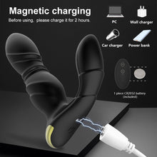 Load image into Gallery viewer, Hugo Wireless Remote Control Thrusting Prostate Massager Anal Plug