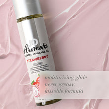 Load image into Gallery viewer, Jo Aromatix Scented Massage Oil Edible Chocolate Strawberry Vanilla Vitamin E