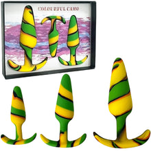 Load image into Gallery viewer, Camo Sail 3-Pack Anal Training Kit Butt Plug Small-Large Couples Sex Toy