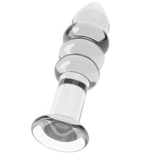 Load image into Gallery viewer, Lovetoy Glass Romance 5.5” Dildo Anal Plug Unisex Beaded Sex Toy