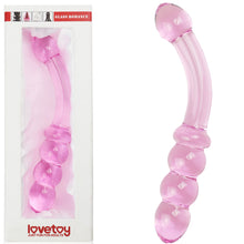 Load image into Gallery viewer, Lovetoy Glass Romance 7” Double Ended Dildo Anal Prostate Sex Toy