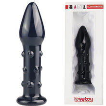 Load image into Gallery viewer, Lovetoy Glass Romance 5.5” Dildo Anal Plug Beaded Sex Toy