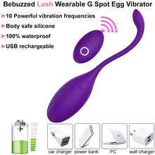 Load image into Gallery viewer, Wearable G-Spot Egg Vibrator Remote Control Vibrating Kegel Couples Sex Toy