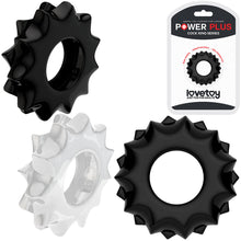 Load image into Gallery viewer, Lovetoy Thick Cock Ring Stretchy Penis Erection Enhancer Couples