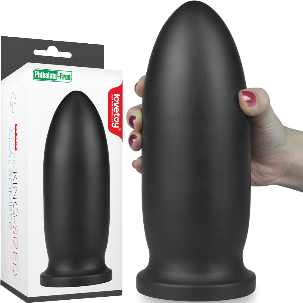 Lovetoy King Bomber 9" XL Anal Plug Large Fat Butt Dildo