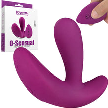 Load image into Gallery viewer, Lovetoy O Sensual Wearable Rider Vibrator Remote Control Dildo