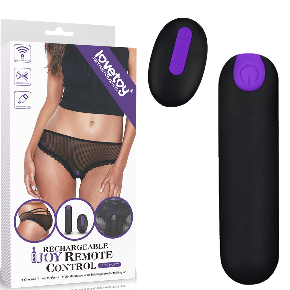 wearing vibrating panties Hustler Lingerie Red Lace Wireless Remote Control Vibrating Panties -  Dallas Novelty main image 0