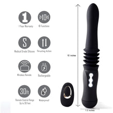 Load image into Gallery viewer, Maia Max Thrusting Automatic Sex Machine Telescopic Vibrator