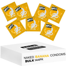 Load image into Gallery viewer, Four Seasons Naked Banana Flavoured Condoms Width 54mm