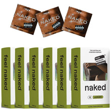 Load image into Gallery viewer, Four Seasons Naked Larger Condoms 6x 12's