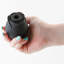 Load image into Gallery viewer, INYA The Rose Clitoral Stimulator Black Air Pulse Sucker Vibrator USB Sex Toy