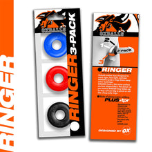 Load image into Gallery viewer, OXBALLS RINGER 3-pack of DO-NUT-1 cockrings MULTI
