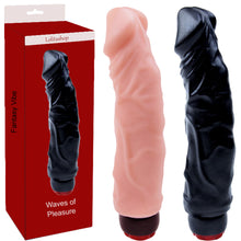 Load image into Gallery viewer, Bebuzzed Perfect 24cm Veined Vibrating Dildo G Spot Vibrator 9.5"