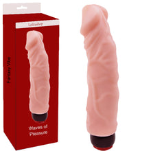 Load image into Gallery viewer, Bebuzzed Perfect 24cm Veined Vibrating Dildo G Spot Vibrator 9.5"