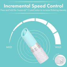 Load image into Gallery viewer, Pillow Talk Lusty Flickering Massager Teal