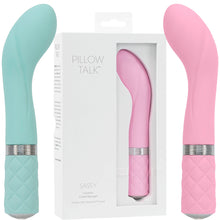 Load image into Gallery viewer, Pillow Talk Sassy 7.8" G Spot Vibrator Powerful Flexible Rechargeable Sex Toy