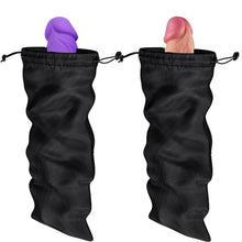 Load image into Gallery viewer, Washable Drawstring Pouch Bag for Sex Toys Storage Toy Vibrator Dildo Dong