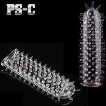 Load image into Gallery viewer, Penis Extender Sleeve Delay Ejaculation Aid Cock Ring Extension Couples Sex Toy