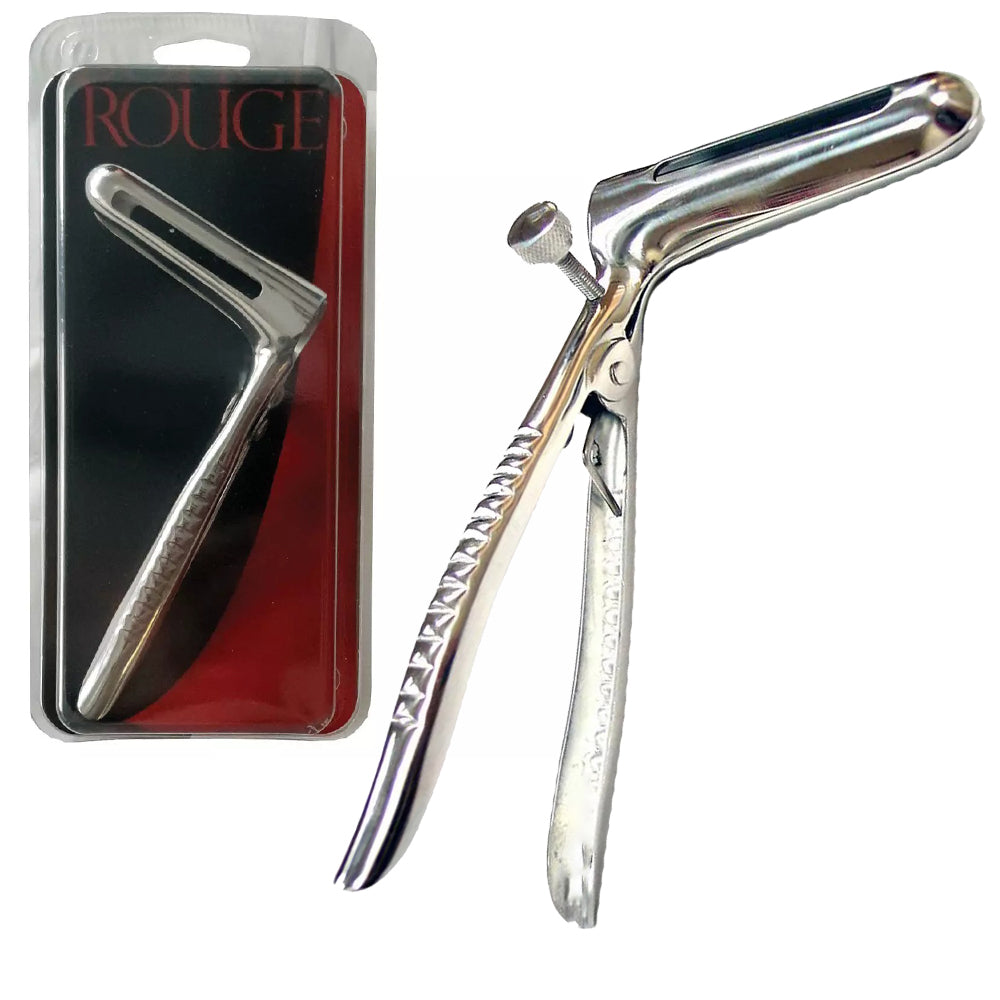 ROUGE Anal Speculum Stainless Steel Spreader Dilator BDSM Fetish Sex T ROUGE Anal Speculum Stainless Steel Spreader Dilator BDSM Fetish Sex T