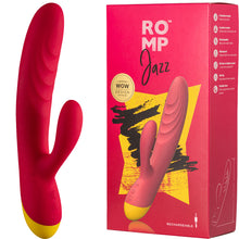 Load image into Gallery viewer, Romp Jazz Ribbed G Spot Rabbit Vibrator USB Rechargeable