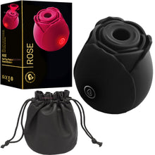 Load image into Gallery viewer, Rose Air Pulse Clitoral Stimulator Sucking Vibrator Clit Sucker Nipple