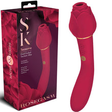 Load image into Gallery viewer, Secret Kisses ROSEGASM TWOSOME Clitoral Stimulator G-Spot Vibrator