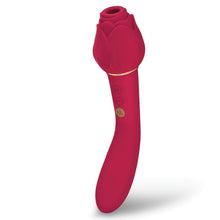Load image into Gallery viewer, Secret Kisses ROSEGASM TWOSOME Clitoral Stimulator G-Spot Vibrator