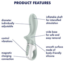 Load image into Gallery viewer, Satisfyer Air Pump Booty 3 Inflatable Anal Vibrator Rechargeable Butt Prostate