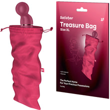 Load image into Gallery viewer, Satisfyer Treasure Bag XLarge Sex Toy Storage XL Pink
