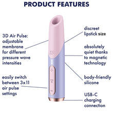 Load image into Gallery viewer, Satisfyer Bold Kiss 3D Air Pulse Clitoral Stimulator Vibrator Rechargeable