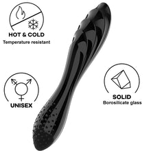 Load image into Gallery viewer, Satisfyer Dazzling Crystal HOT COLD Temperature Glass Double Ended Dildo Sex Toy
