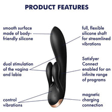 Load image into Gallery viewer, Satisfyer Double Flex APP Rabbit Vibrator