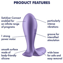 Load image into Gallery viewer, Satisfyer Intensity Plug APP Connect Purple