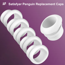 Load image into Gallery viewer, Satisfyer Penguin Climax Tips Replacement Silicone Caps Pack of 5