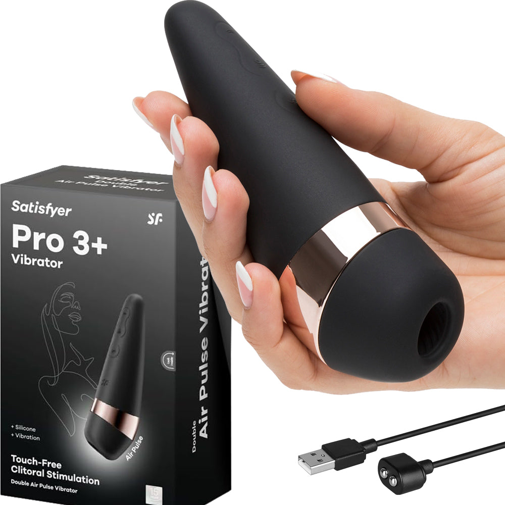 Satisfyer Pro 3+ Air Pulse Clitoral Stimulator Vibrator Sucker