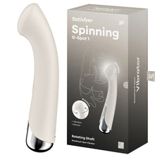 Load image into Gallery viewer, Satisfyer Spinning G-Spot 1 Rotating Vibrator Beige