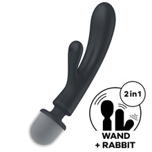 Load image into Gallery viewer, Satisfyer Triple Lover Vibrator Black