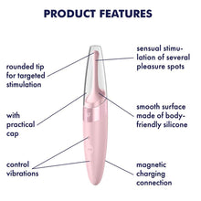 Load image into Gallery viewer, Satisfyer Twirling Delight Tip Clitoral Nipple Stimulator Vibrator Sex Toy Pink