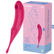 Load image into Gallery viewer, Satisfyer Twirling Pro 2-in-1 Air Pulse Clitoral Stimulator Tip Nipple Vibrator