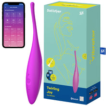 Load image into Gallery viewer, Satisfyer Twirling Joy Clitoral Stimulator App Control Tip Vibrator USB Sex Toy